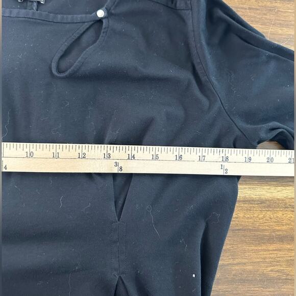 Isabel Marant Darted Cuff Sleeve Key Hold Black Maxi Dress Size 40 EUC Cotton - Picture 7 of 7